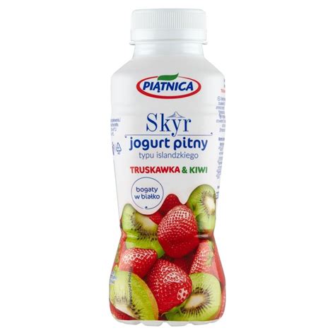 Pi Tnica Skyr Jogurt Pitny Typu Islandzkiego Truskawka Kiwi Ml