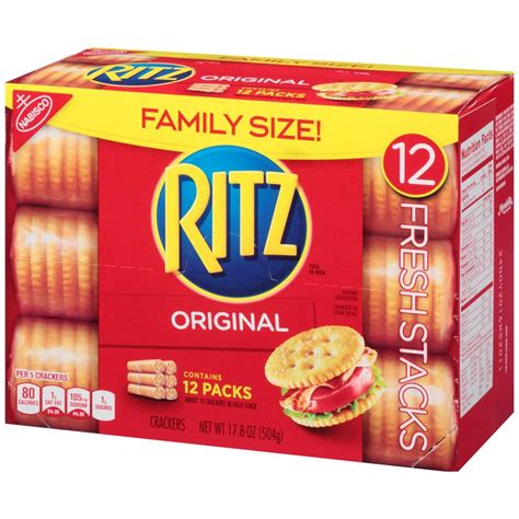 Nabisco Ritz Fresh Stacks Original Crackers Oz Count Ad