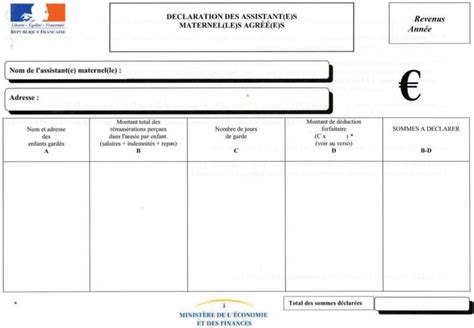 Declaration Impot 2021 Assistant Maternel Impots Tableau Calcul