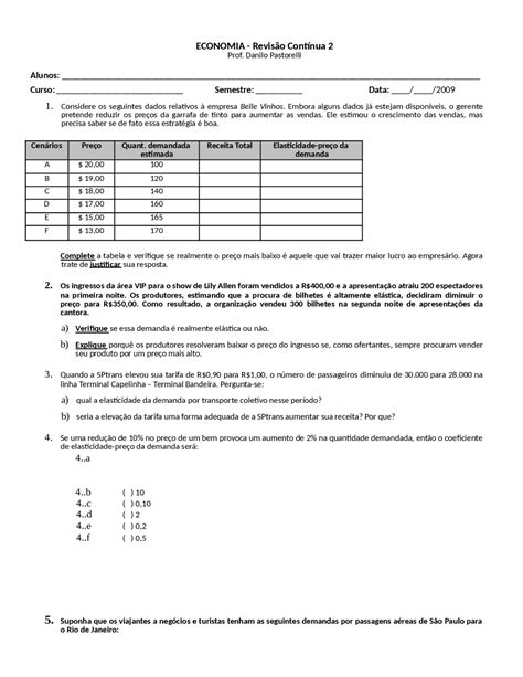 Elasticidade Preço Da Demanda 3