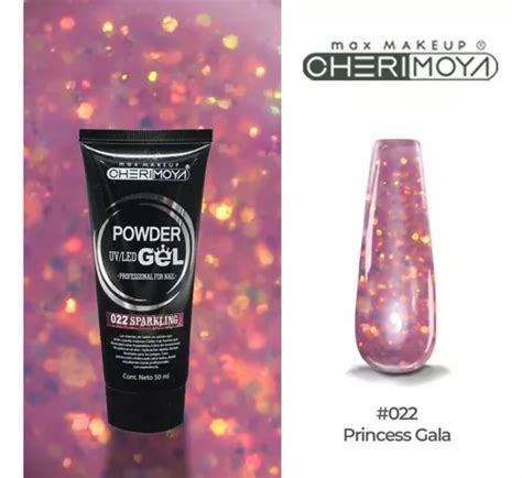 Polygel Ml Con Glitter Cherimoya Color Princess Gala Cuotas Sin