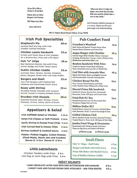 Fulton's Irish Pub and Grill