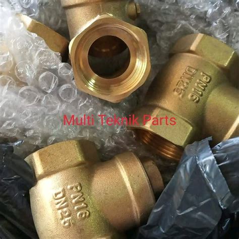 Jual Swing Check Valve Kuningan Klep Tabok Brass PN16 Drat 1 1 Per 4