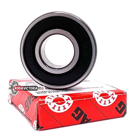 FAG 6202 2RS C3 Deep Groove Ball Bearing Rubber Sealed 15x35x11 Mm