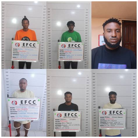 Efcc Nigeria On Twitter Court Sends 19 Internet Fraudsters To Prison In Benin Justices Efe