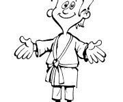 Coloriage Judo Gratuit Imprimer