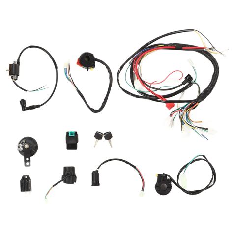 Electric Start Engine Wiring Harness High Performance Universal For 50