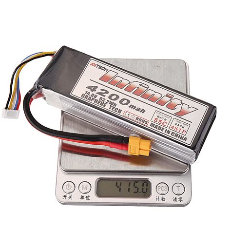 AHTECH Infinity 14 8V 4200mAh 4S 55C Lipo Battery XT60 Plug For RC