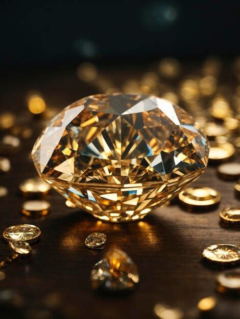 Premium AI Image | diamond and gold