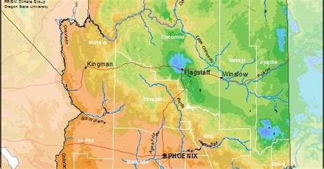 Arizona Planting Zones Map