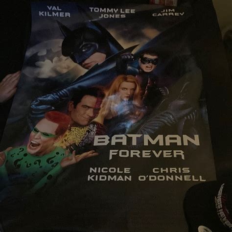 Warner Bros Art Batman Forever Movie Poster Poshmark