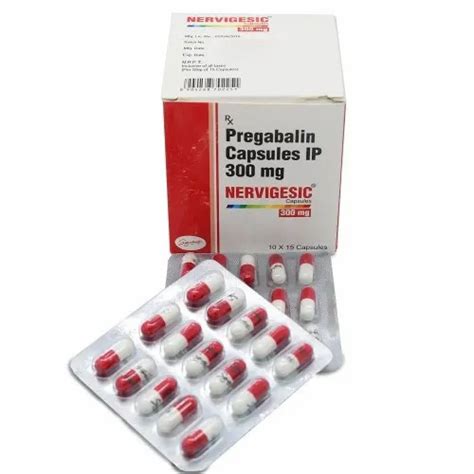 Pregabalin 300mg Nervigesic 300mg Capsules At Rs 341 Stripe In Nagpur