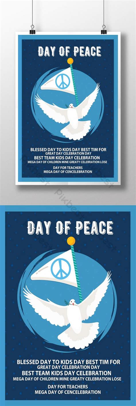 International Day Of Peace Poster Templates | PSD Free Download - Pikbest