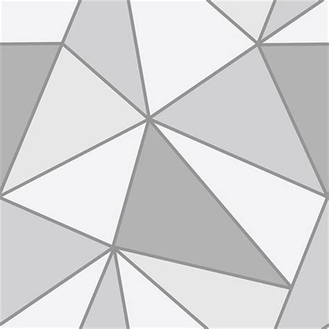 2836-24980 | Polonius Grey Geometric Wallpaper | Wallpaper Boulevard