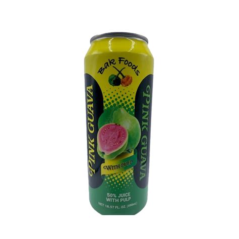 Bak Foods Pink Guava With Pulp 1657fl Oz Carib Import And Export Inc