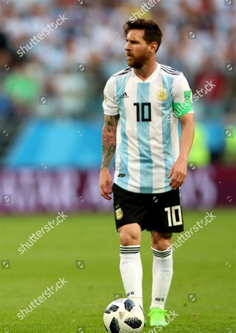 Lionel Messi Argentina Prepares Free Kick Editorial Stock Photo - Stock ...