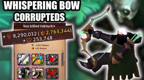 Whispering Bow Kills 83 Corrupted Dungeons Albion Online Youtube