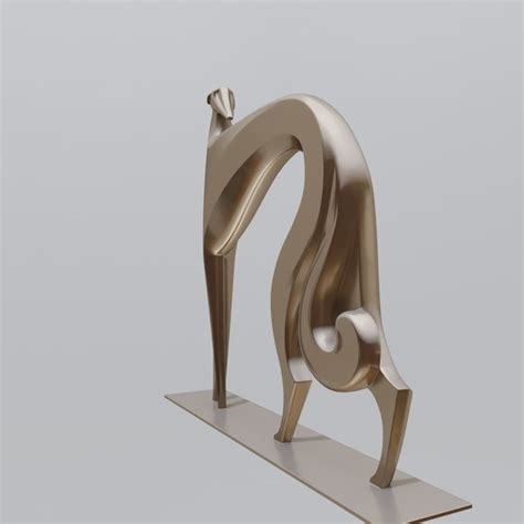 3D greyhound art deco - TurboSquid 1150307