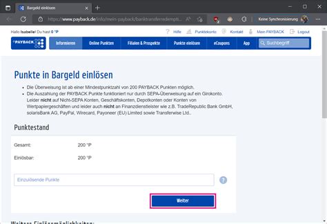 Payback Punkte Auf Konto Berweisen So Wird S Gemacht Heise Online
