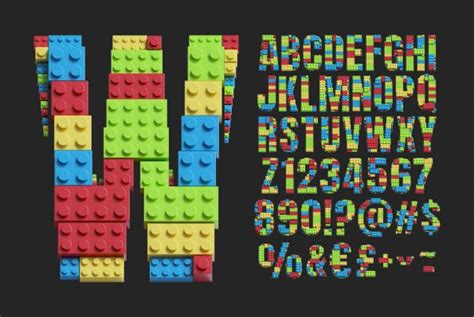 Lego Font Playful Opentype Font