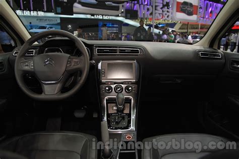 Citroen C4 Sedan Dashboard At The 2015 Chengdu Motor Show