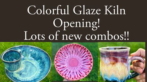 Kiln Opening Fun Colorful Glaze Combos Using Coyote Spectrum