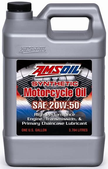 AMSOIL 20W 50 Synthetic Motorcycle Oil