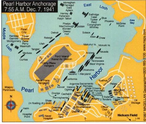 Joint Base Pearl Harbor Hickam Map