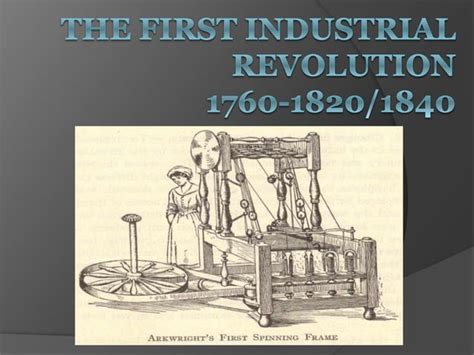 Industrial Revolution Ppt Ppt