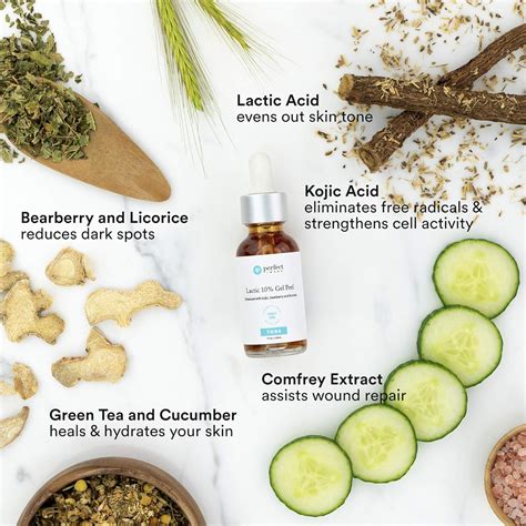 Lactic 10% Gel Peel, Chemical Peels for Face, Chemical Exfoliant for ...