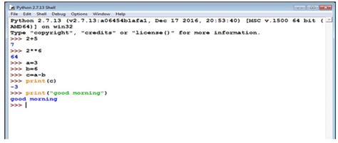 Explain Different Working Modes Of Python