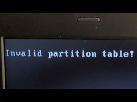 Invalid Partition Table Windows 7 | Cabinets Matttroy