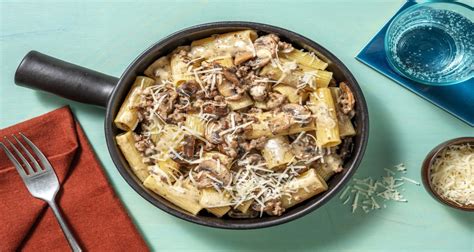 Rosemary Lamb And Mushroom Rigatoni Recipe HelloFresh