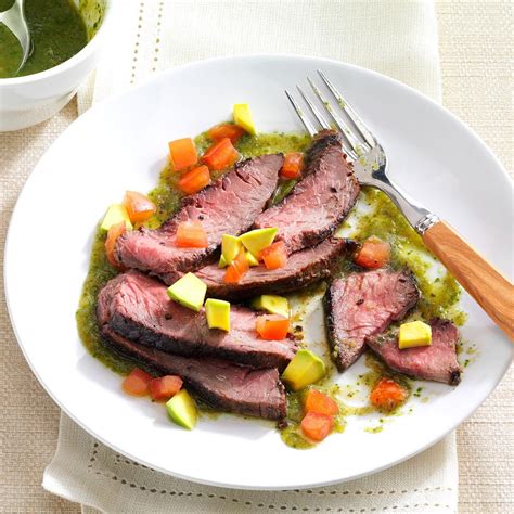 Flank Steak With Cilantro Salsa Verde Recipe How To Make It