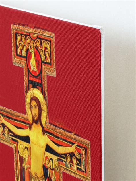 San Damiano Crucifix St Francis Of Assisi Mounted Print For Sale By Hispanicworld Redbubble