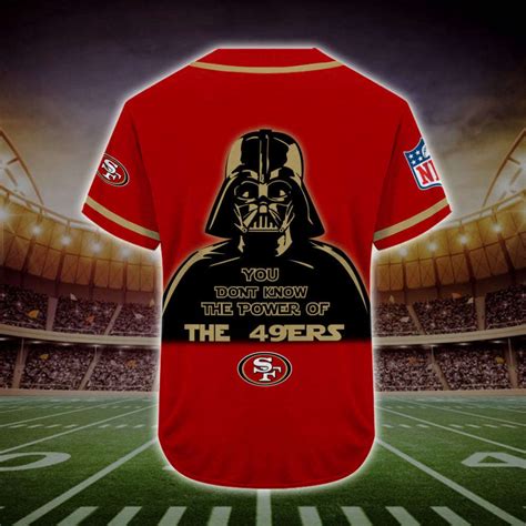 Trending 2023 Personalized San Francisco 49ers Darth Vader Star Wars All Over Print 3D Baseball ...