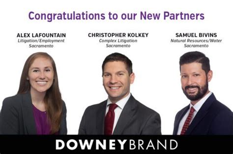 Downey Brand Names Three New Partners | Downey Brand LLP