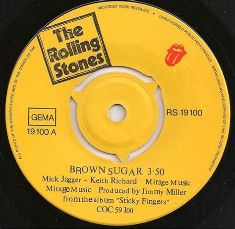 The Rolling Stones Brown Sugar 7 Si Germany 1971 Het Plaathuis