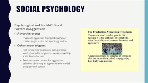 Social Cultural Psychology Example