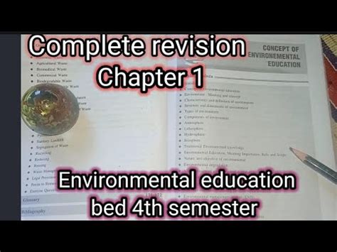 Environmental Education Bed 4th Semester Evs Bed 4th Sem YouTube