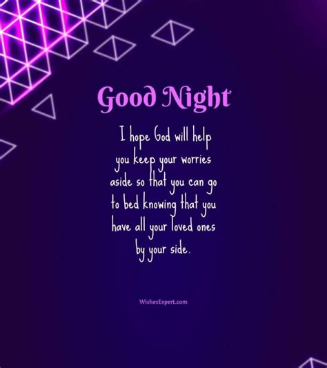 Good Night Prayer Messages