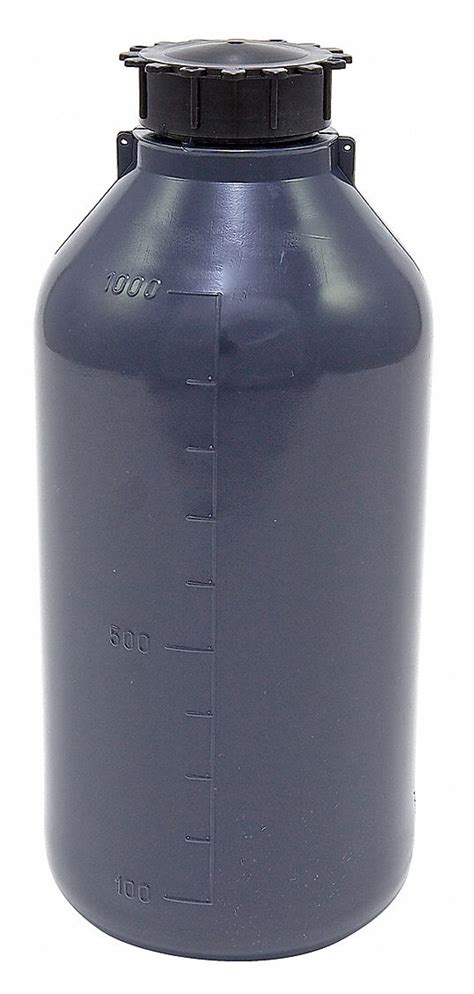 Polyethylene, 33.81 fl oz Capacity - oz, Bottle - 24AM95|201295-1000 ...