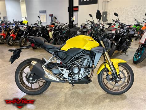 Used 2024 Honda Cb300r Abs Pearl Dusk Yellow Motorcycles For Sale In