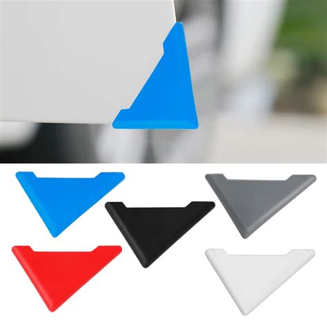 2PCS Silicone Car Door Corner Cover Bumper Anti Scratch Protector For