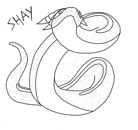 Snake Outline Drawing at PaintingValley.com | Explore collection of ...