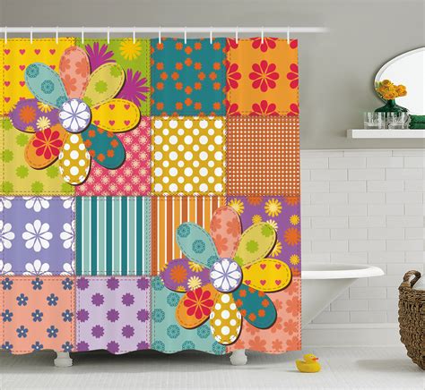 Colorful Shower Curtains Colorful Shower Curtain Trendy Shower Curtain Shower Curtain