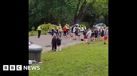 Arrest After Glasgow Park Stabbing Bbc News