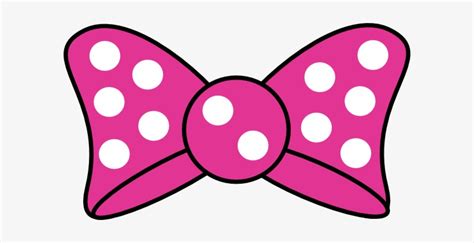 Pink Minnie Mouse Png Minnie Mouse Bow Coloring Page