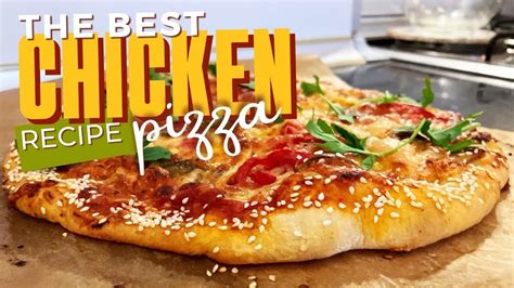 Chicken Pizza Recipe 🍕 Bread Maker Dough For Pizza Easy Pizza Redipe Bread Machine Recipe