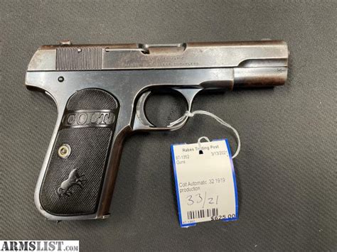 Armslist For Sale Colt Automatic32 Auto